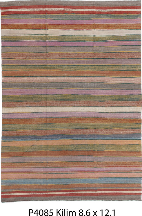 Vintage Kilim Area Rug (8' x 12')